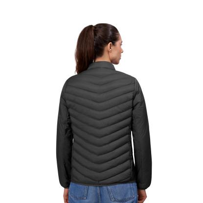 ID 0897 padded jakke med stretch, dame, silver grey