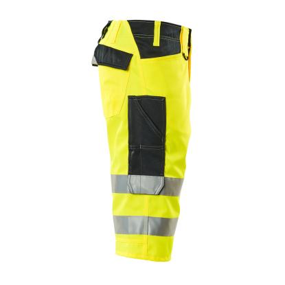 MASCOT SAFE SUPREME Luton arbejdsshorts, hi-vis gul/mørk marine
