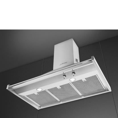 Smeg KD90HXE væghængt emhætte, stål, 90 cm