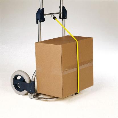 Jumbo bagagestrop, gul, 45 cm, 2 stk.