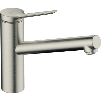 hansgrohe Zesis M33 150 køkkenarmatur, 1-jet, rustfrit stål finish