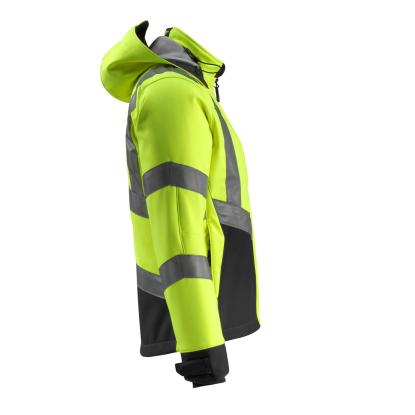 MASCOT SAFE SUPREME Blackpool softshell jakke, hi-vis gul/sort