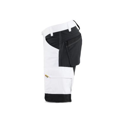 Blåkläder 1773 shorts med stretch, hvid/sort