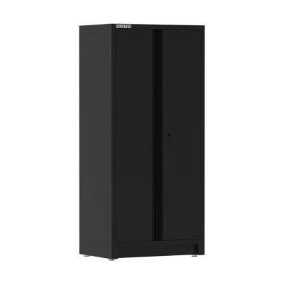 Feistos DUO Blackline værkstedsskab med dobbeltdør, stål, sort, 200 x 92 x 61 cm