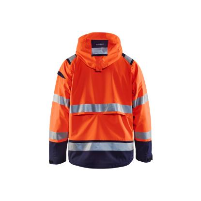 Blåkläder 4987 high vis skaljakke, hi-vis orange/marineblå