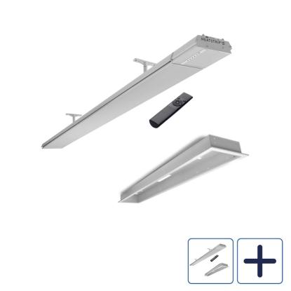 HEATSTRIP Elegance el terrassevarmer til indbygning med fjernbetjening og appstyring, hvid