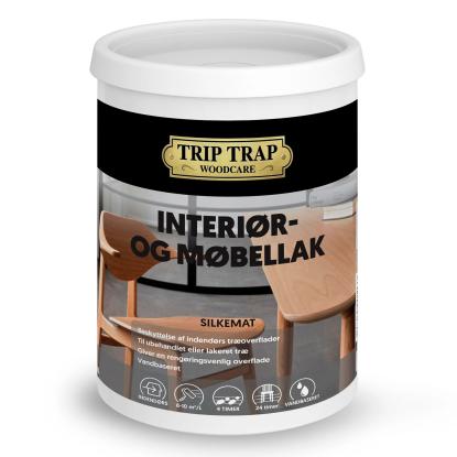 Trip Trap interiør- og møbellak, silkemat - 750 ml