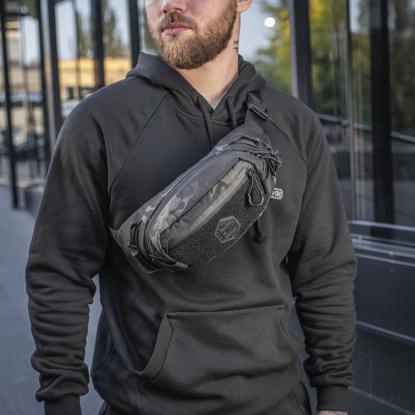 M-TAC Elite Hex bæltetaske, sort multicam/sort