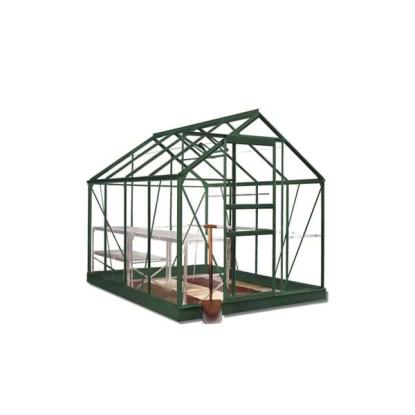 Halls Popular 86 drivhus 5 m², grøn, 3 mm glas
