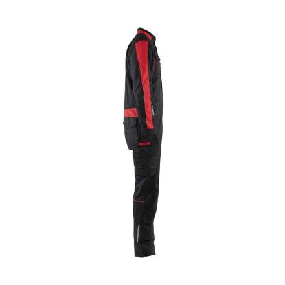 Blåkläder 6144 industri kedeldragt stretch, sort/rød