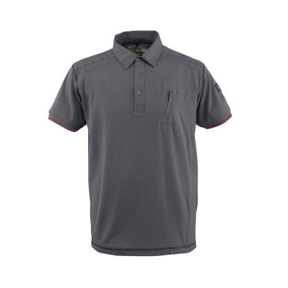 MASCOT FRONTLINE Kreta poloshirt med brystlomme, lys antracit