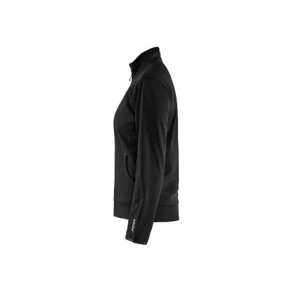 Blåkläder 3394 dame sweatshirt full zip, sort/mørk grå