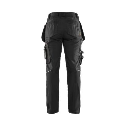 Blåkläder 7115 dame håndværker buks med stretch, sort
