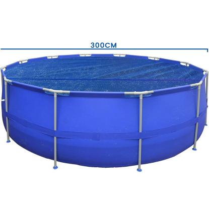 Jilong solcover til pool, opvarmende, blå, Ø300 cm