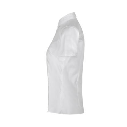 Seven Seas S721 Fine Twill skjorte med korte ærmer, modern, dame, hvid
