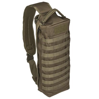 Mil-Tec sling bag, olivengrøn - 15 liter