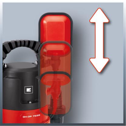 Einhell GC-DP 7835 dykpumpe til snavset vand, 780W, 15.800 liter/time 