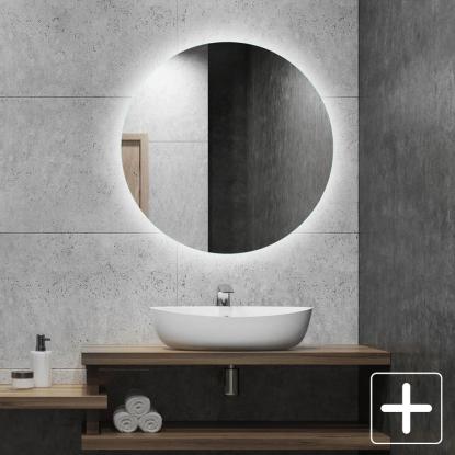 Houco basic LED spejl med baggrundslys