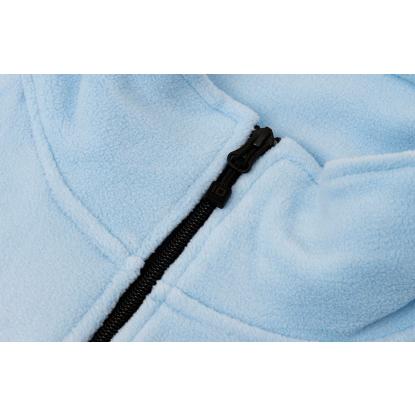 ID 0803 cardigan, mikrofleece, lys blå