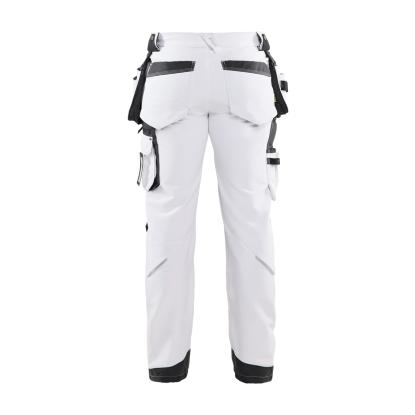 Blåkläder 1079 buks 4-vejs stretch, hvid/mørk grå