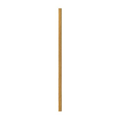 I-Wood afslutningsliste til 4-lamel akustikpanel, brun olieret, brun filt og lys kerne, egefiner, 16 x 67 mm