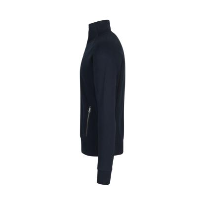 ID 0628 sweat cardigan med lynlås, navy