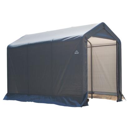 ShelterLogic Shed-in-a-Box teltgarage, grå - 5,4 m²