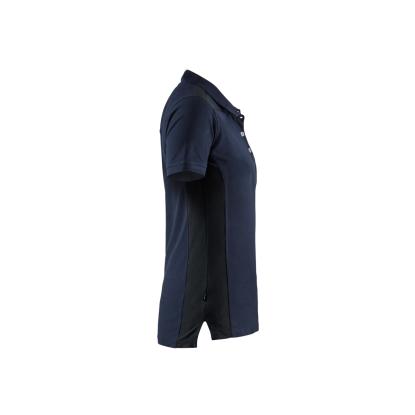 Blåkläder 3390 dame poloshirt, mørk marineblå/sort