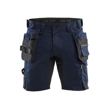 Blåkläder 1752 håndværker shorts med stretch, mørk marineblå