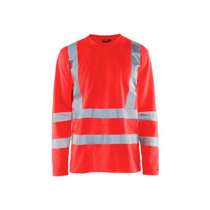 Blåkläder 3381 high vis UV t-shirt lang ærme, hi-vis rød