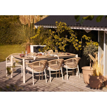 Viola middagstallerken, stentøj, beige - 4 stk.