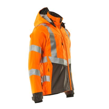 MASCOT SAFE SUPREME Blackpool softshell jakke, hi-vis orange/mørk antracit