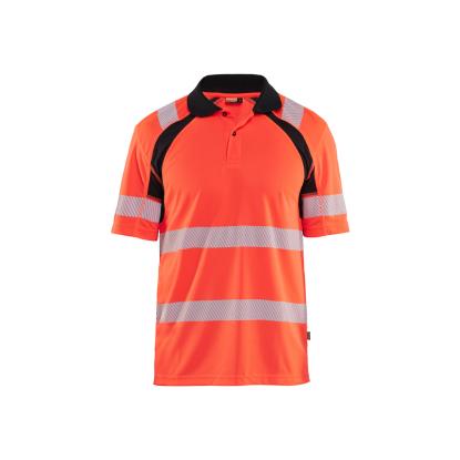 Blåkläder 3595 high vis poloshirt, hi-vis rød/sort