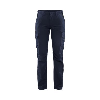 Blåkläder 7144 dame industri buks stretch, mørk marineblå/sort