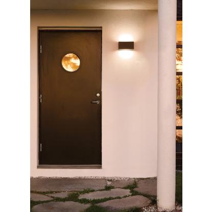 Norlys Asker Big, Up/Down væglampe, sort, E27, IP65