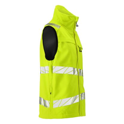 MASCOT ACCELERATE SAFE softshell vest, hi-vis gul