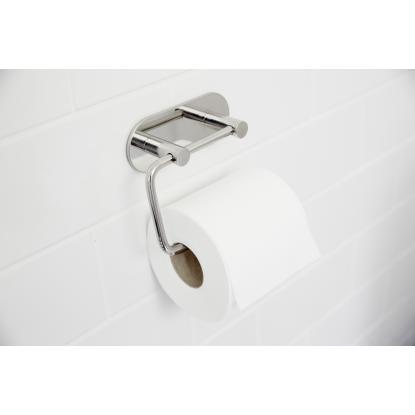 Habo Plain toiletpapirholder, selvklæbende, poleret rustfri