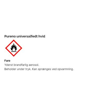 Pureno universalfedt hvid CA-229 - 500 ml