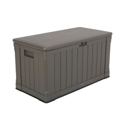 Lifetime hyndeboks, plast, brun, 68 x 128 x 65 cm - 440 liter