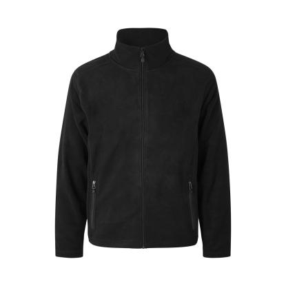 ID 0803 cardigan, mikrofleece, sort