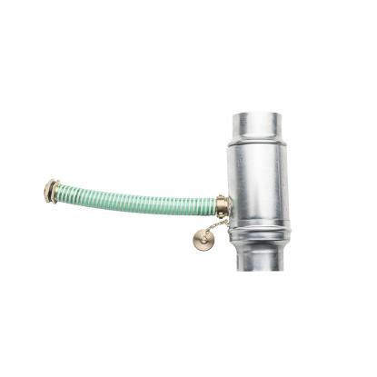 Plastmo Retro Zink vandudviser med flexslange, Ø80 mm