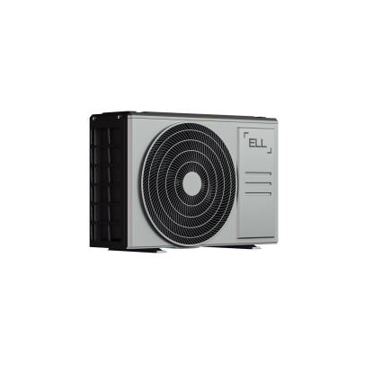 ELL Solid luft-til-luft varmepumpe, 9 kW, dark grey, 120 m²