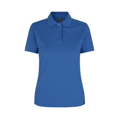 ID 0527 poloshirt med stretch, dame, azur