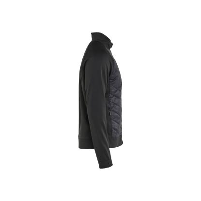 Blåkläder 3418 hybrid sweatshirt, sort/hi-vis gul