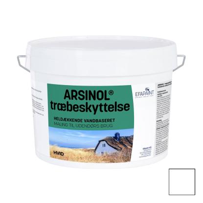 Arsinol® træbeskyttelse, hvid, glans 30 - 3 liter