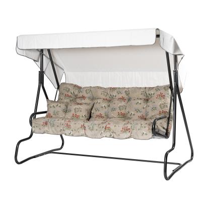 Varax De Grande 3 personers hængesofa, beige-blomstret