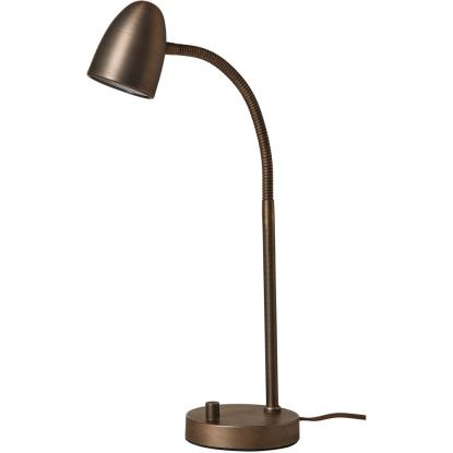 Armaturhantverk Koster bordlampe, dæmpbar, H47 cm, oxid