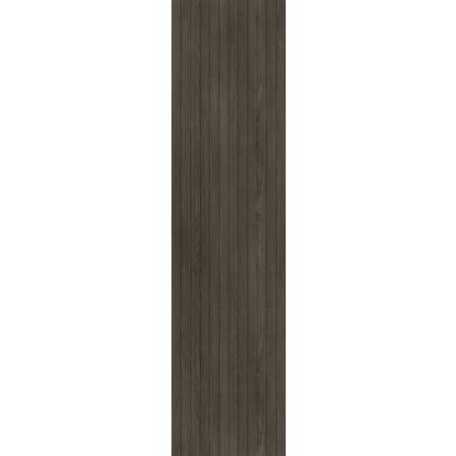 Fibo Wood vådrumspanel med 5 x 240 cm fliselook, 10 x 600 x 2400 mm, dark wood