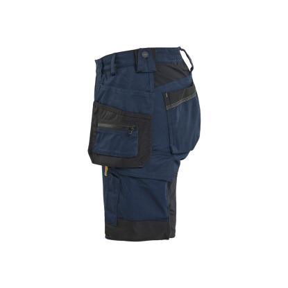 Blåkläder 7133 dame håndværker shorts med stretch, mørk marineblå