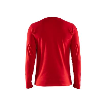 Blåkläder 3500 t-shirt lang ærme, rød